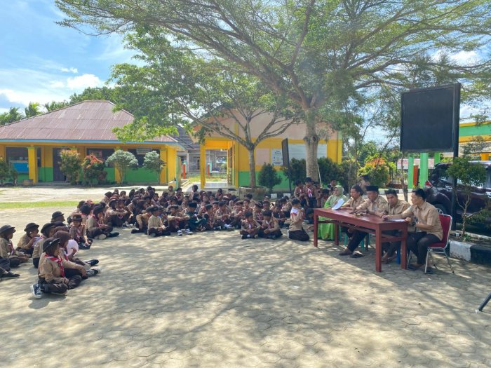 Lomba Adzan Meriahkan Kegiatan Persami MIN 1 Bungo