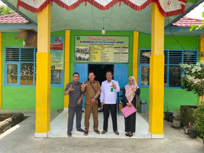 Perpustakaan Kabupaten Bungo Gelar Sosialisasi di MIN 1 Bungo, Dorong Budaya Literasi Sejak Dini