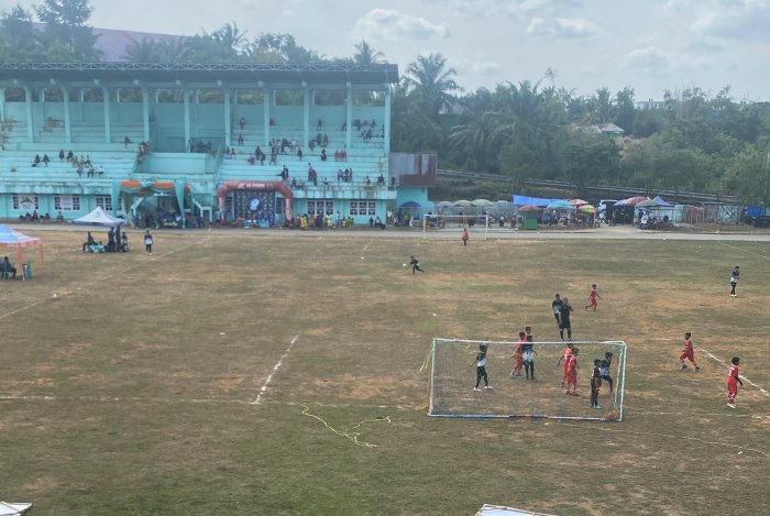 MIN 1 Bungo Ikuti Pembukaan Lomba Sepak Bola Tingkat Kabupaten Bungo