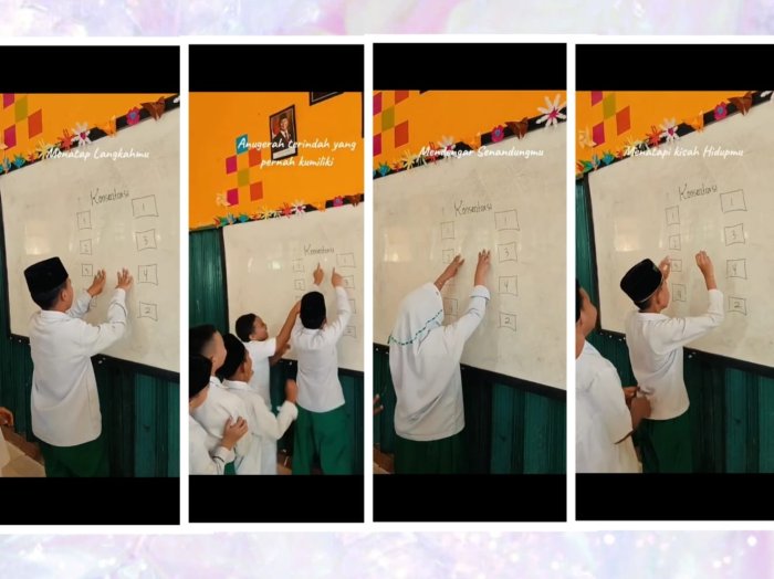 Mengatasi Jam Rawan Siang dengan Keceriaan! Inovasi Pak Asri Jadikan Siswa Riang Walau cuaca diluar kelas Panas Terik!