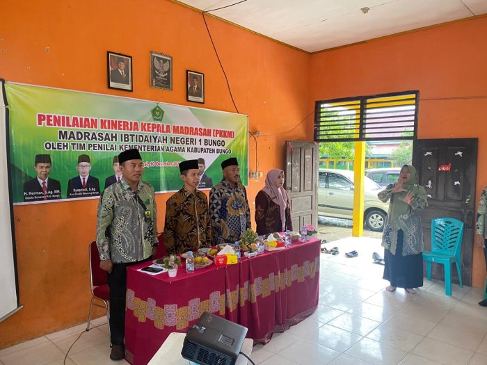 Pelaksanaan PKKM di MIN 1 Bungo Resmi Dibuka oleh Kepala Kantor Kemenag Kabupaten Bungo, H. Herman