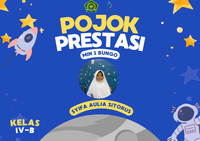 Deretan Prestasi Gemilang Syifa Aulia Sitorus, Peserta Didik Inspiratif MIN 1 Bungo
